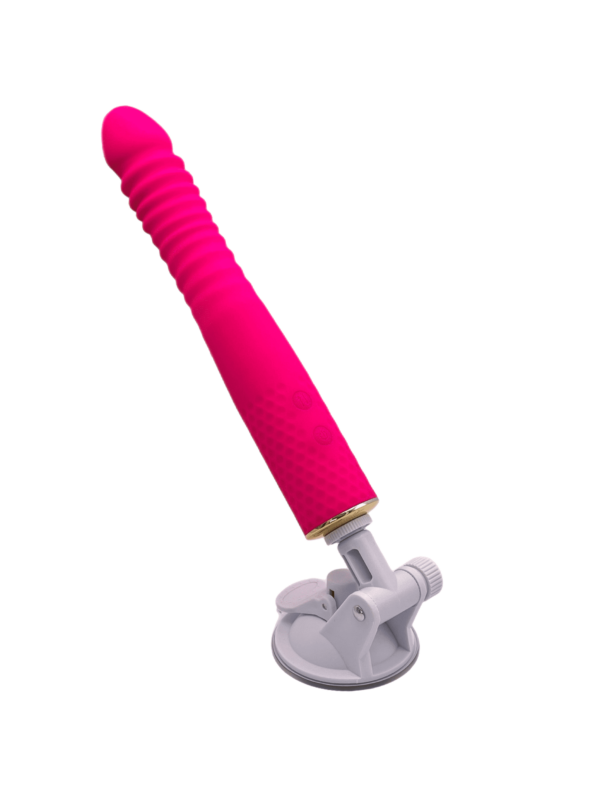 Ripple Thrusting Attachable Vibrating Dildo - Image 2