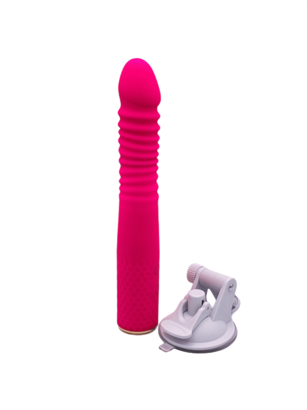 Ripple Thrusting Attachable Vibrating Dildo - Image 4