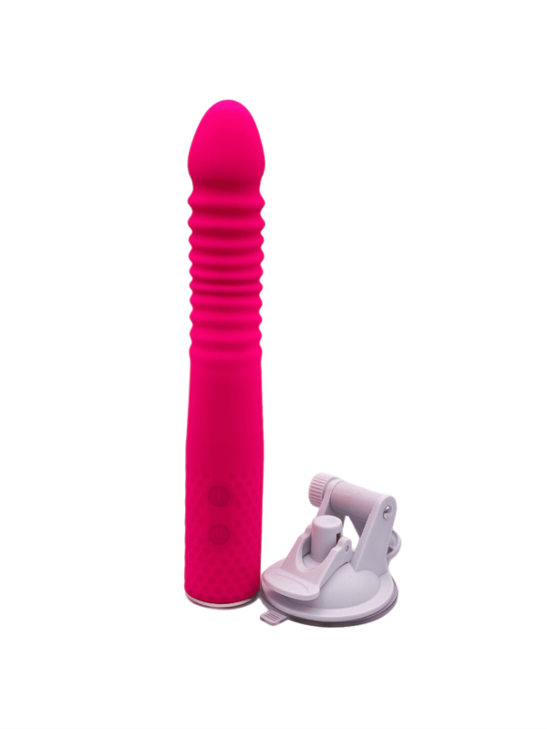 Ripple Thrusting Attachable Vibrating Dildo - Image 5