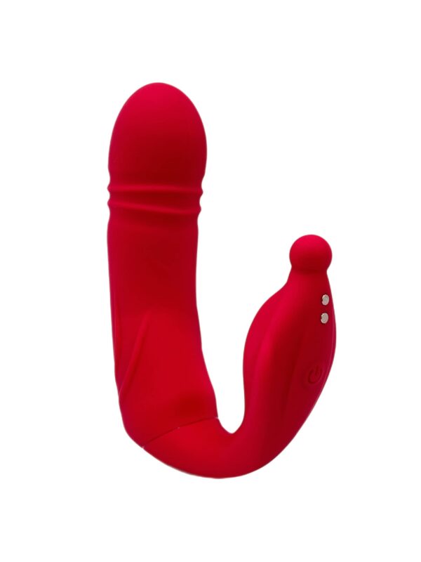 Cherry Red Thruster Wearable Vibrator